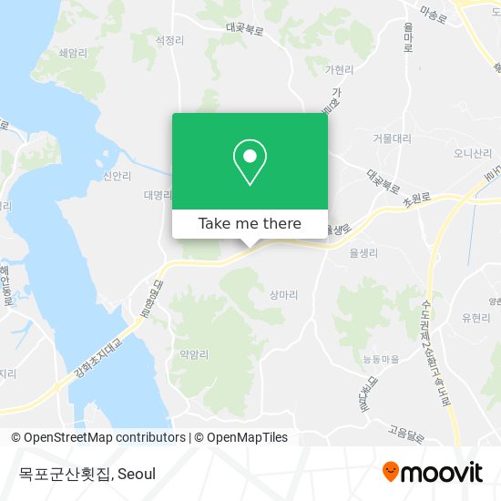 목포군산횟집 map