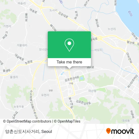 양촌신도시사거리 map