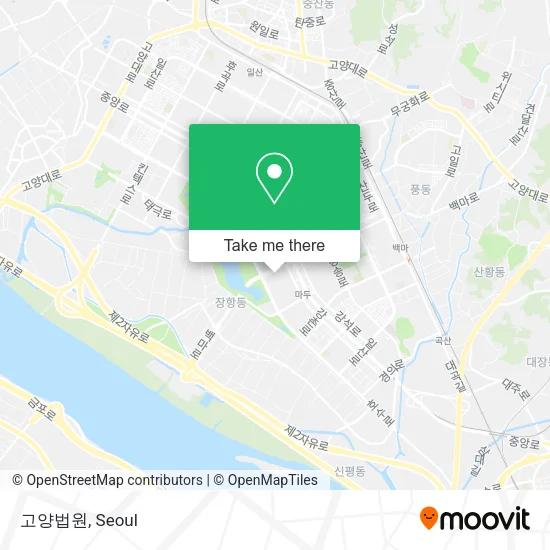 고양법원 map