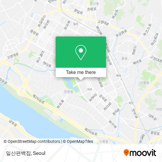 일산편백집 map