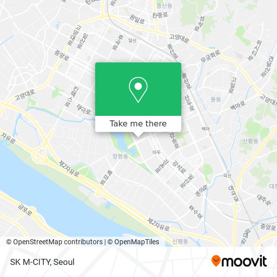 SK M-CITY map