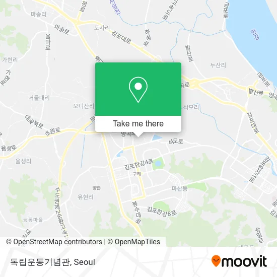 독립운동기념관 map