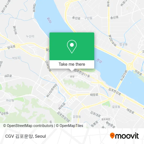 CGV 김포운양 map