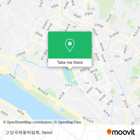 고양국제꽃박람회 map