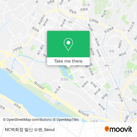 NC백화점 발산 슈펜 map