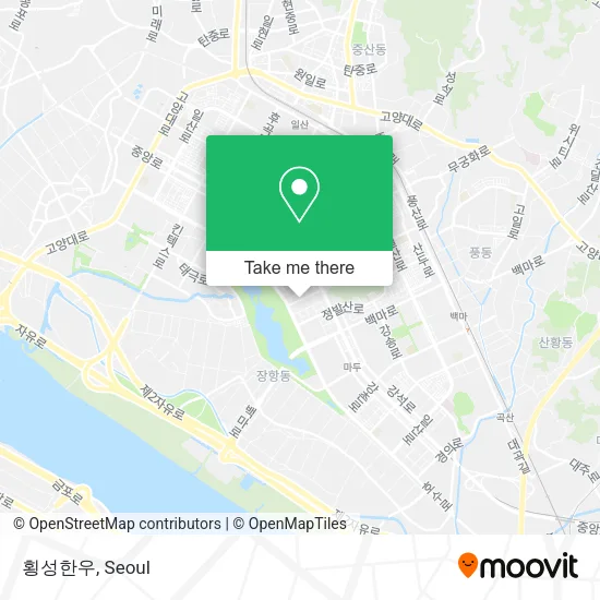 횡성한우 map