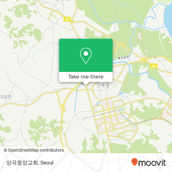 양곡중앙교회 map