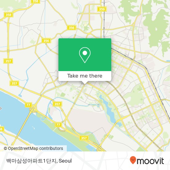 백마삼성아파트1단지 map