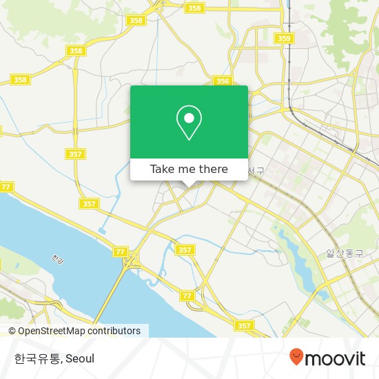 한국유통 map