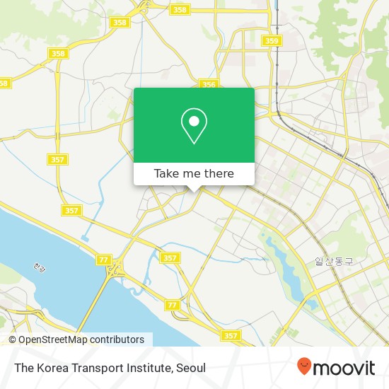 The Korea Transport Institute map