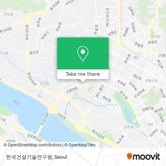 한국건설기술연구원 map