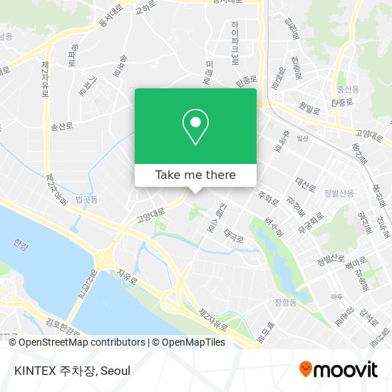 KINTEX 주차장 map