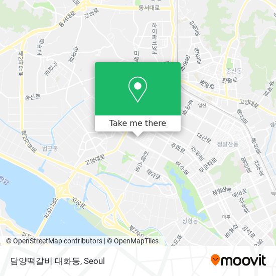 담양떡갈비 대화동 map