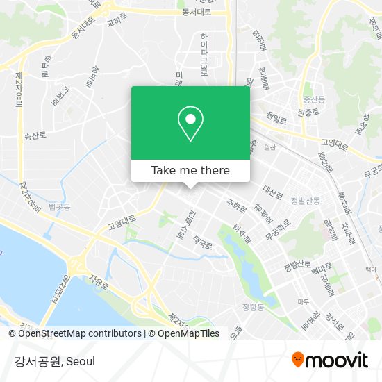 강서공원 map