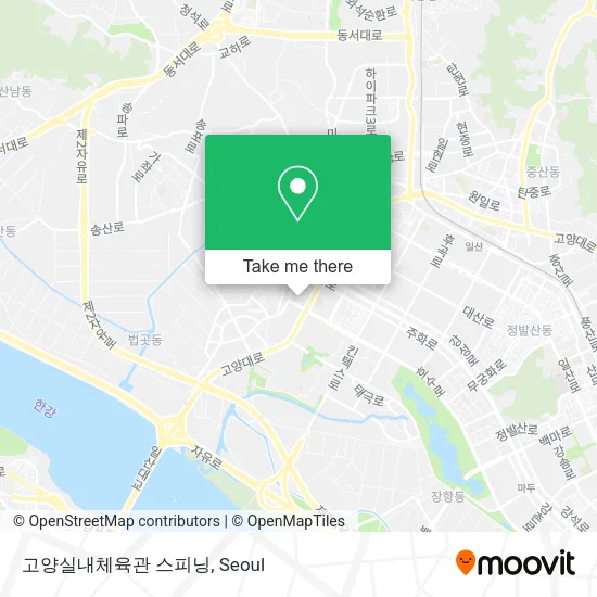 고양실내체육관 스피닝 map
