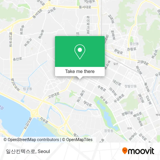 일산킨텍스로 map