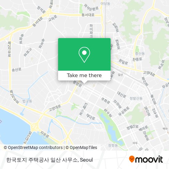 한국토지 주택공사 일산 사무소 map