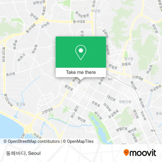 동해바다 map
