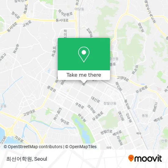 최선어학원 map