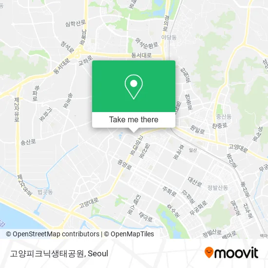 고양피크닉생태공원 map