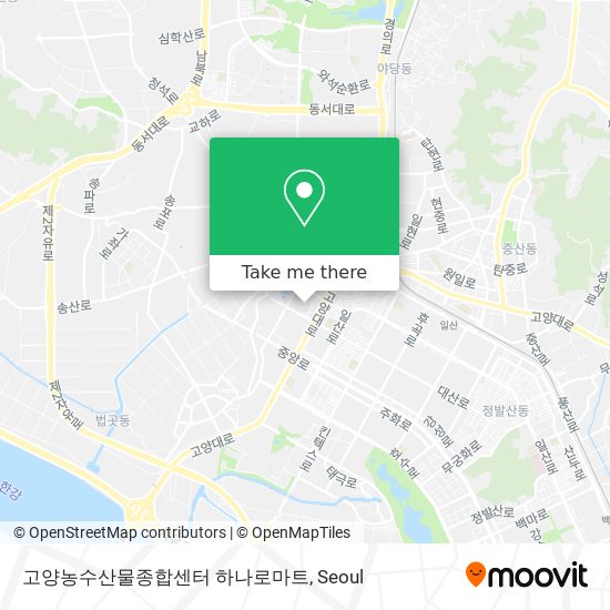 고양농수산물종합센터 하나로마트 map