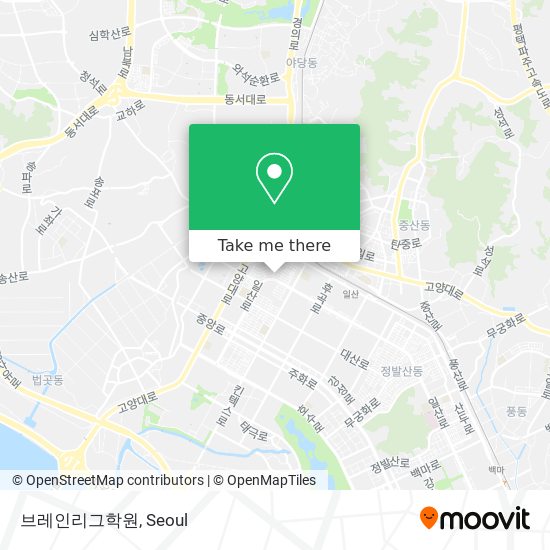 브레인리그학원 map