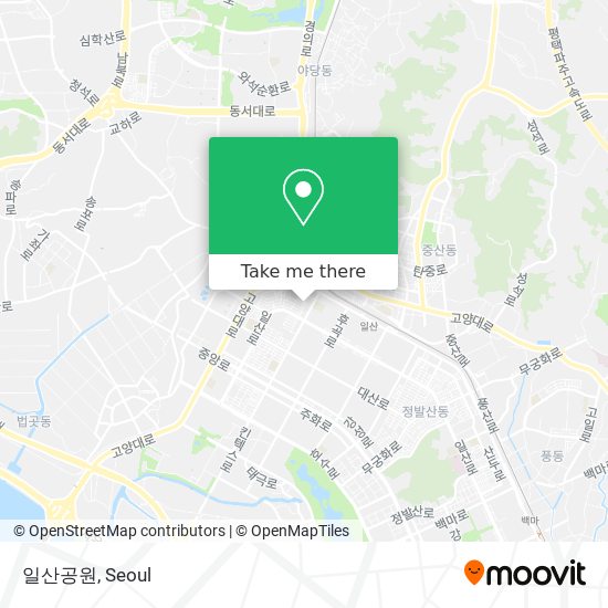 일산공원 map