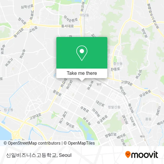 신일비즈니스고등학교 map