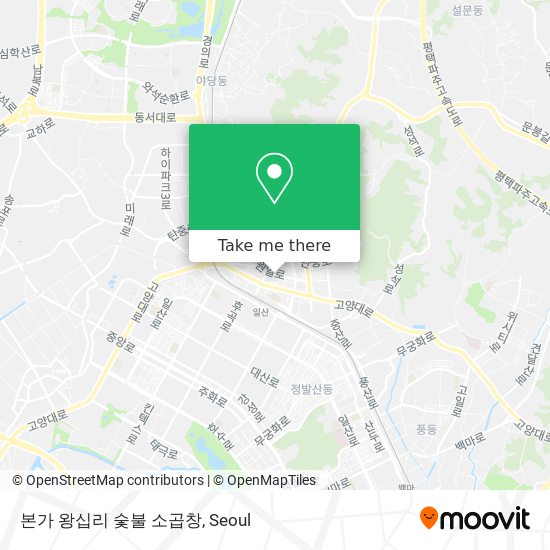 본가 왕십리 숯불 소곱창 map
