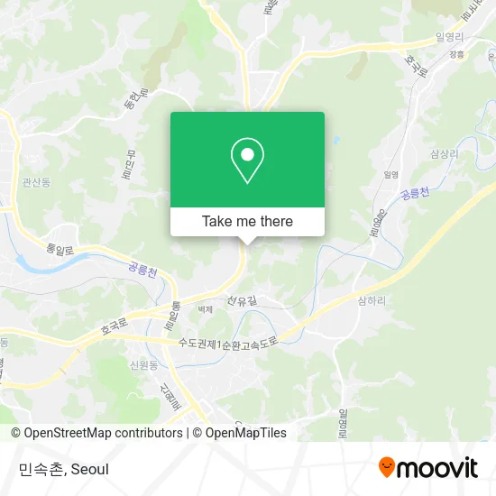 민속촌 map