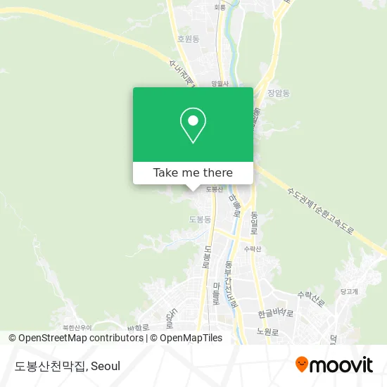 도봉산천막집 map
