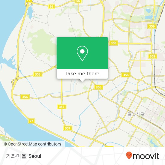 가좌마을 map