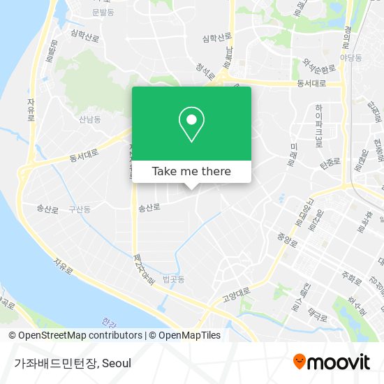 가좌배드민턴장 map