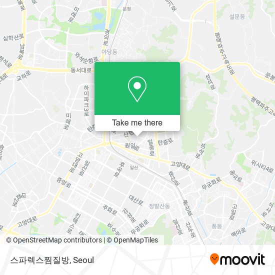 스파렉스찜질방 map