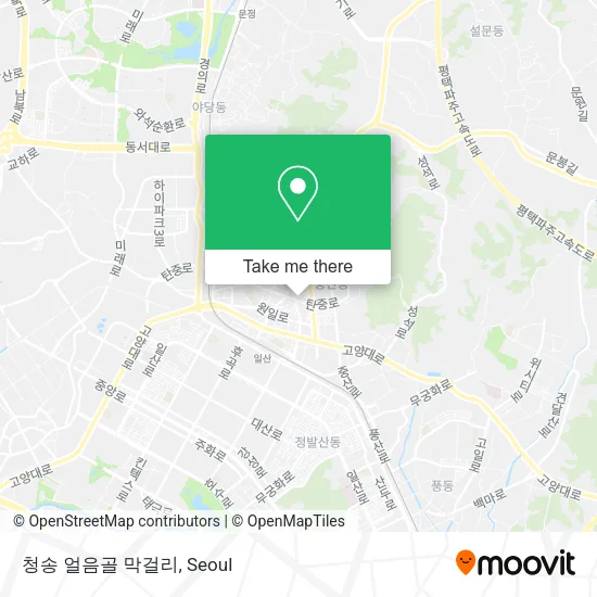 청송 얼음골 막걸리 map