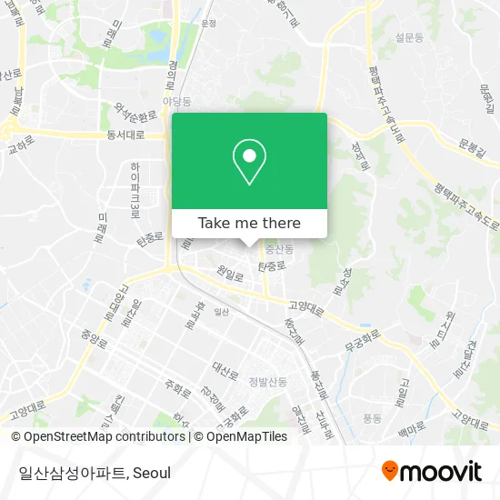일산삼성아파트 map
