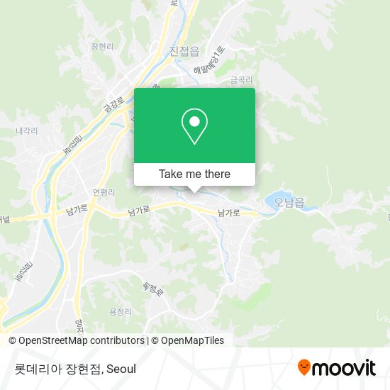 롯데리아 장현점 map