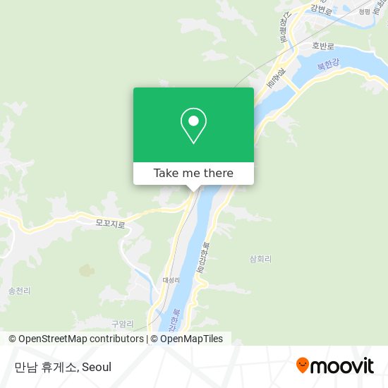 만남 휴게소 map