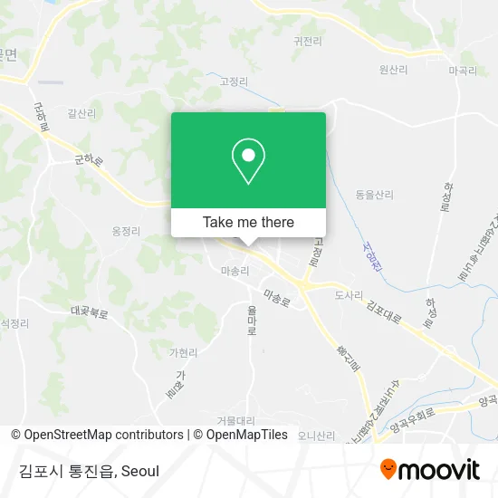 김포시 통진읍 map
