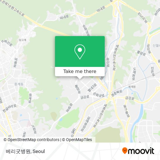 베리굿병원 map