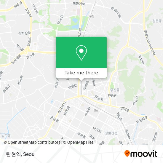 탄현역 map