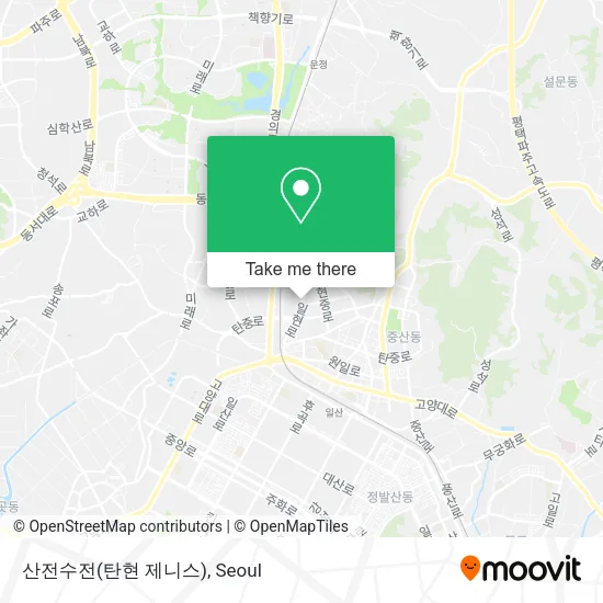 산전수전(탄현 제니스) map