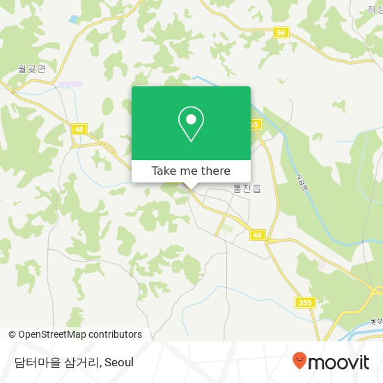 담터마을 삼거리 map