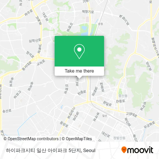 하이파크시티 일산 아이파크 5단지 map