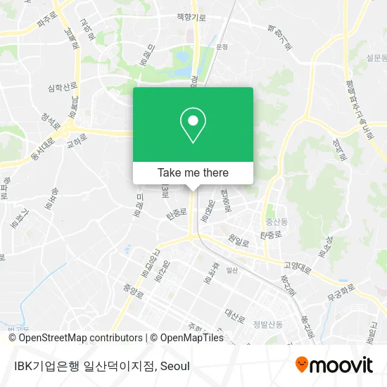 IBK기업은행 일산덕이지점 map