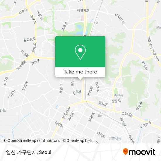 일산 가구단지 map