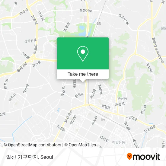 일산 가구단지 map