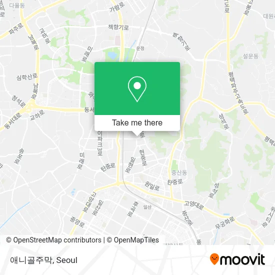 애니골주막 map