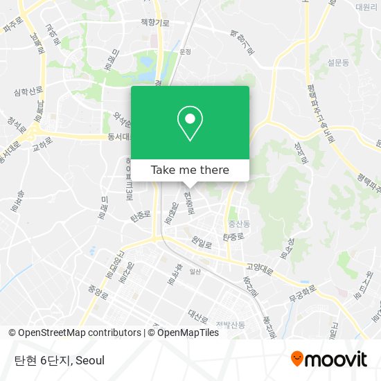 탄현 6단지 map