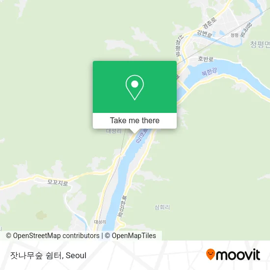 잣나무숲 쉼터 map